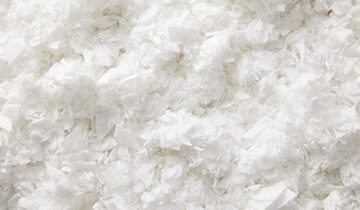 Soiltex: white shreds blend with white fibres